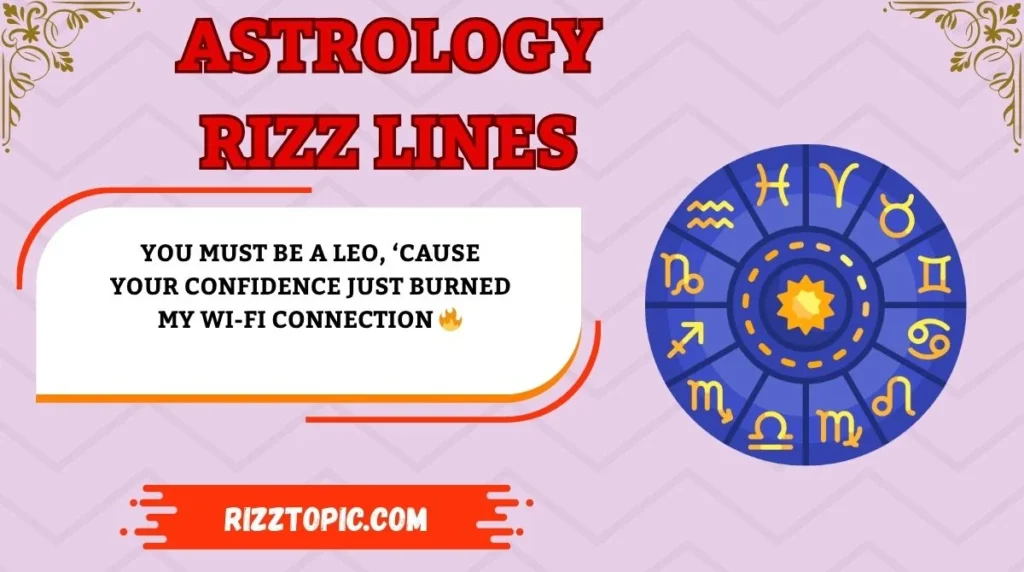 Astrology Rizz Lines
