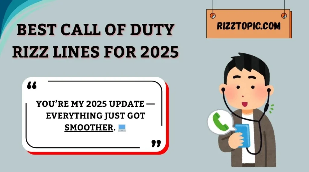 Best Call of Duty Rizz Lines for 2025