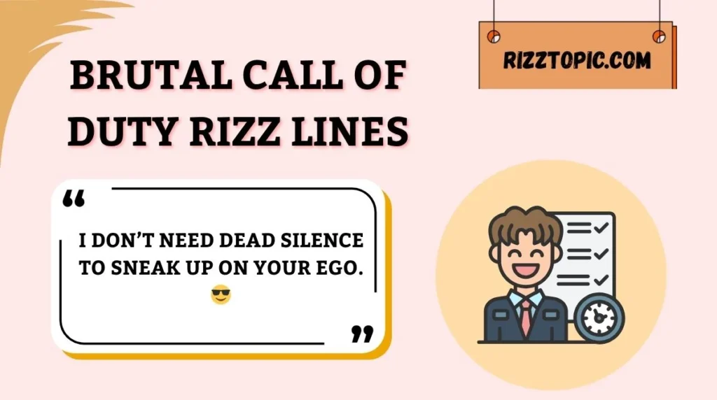 Brutal Call of Duty Rizz Lines