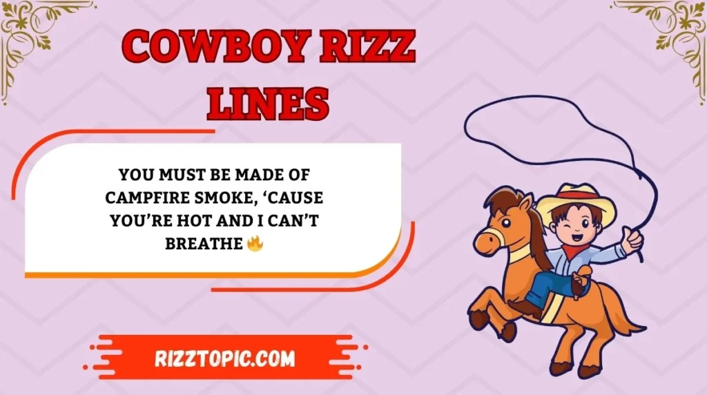 Cowboy Rizz Lines