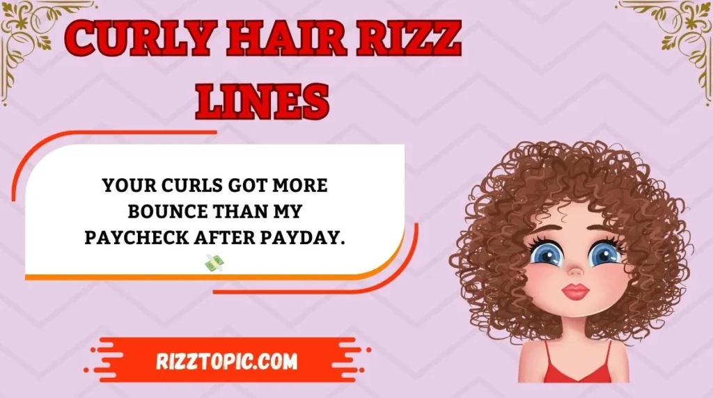 Curly Hair Rizz Lines