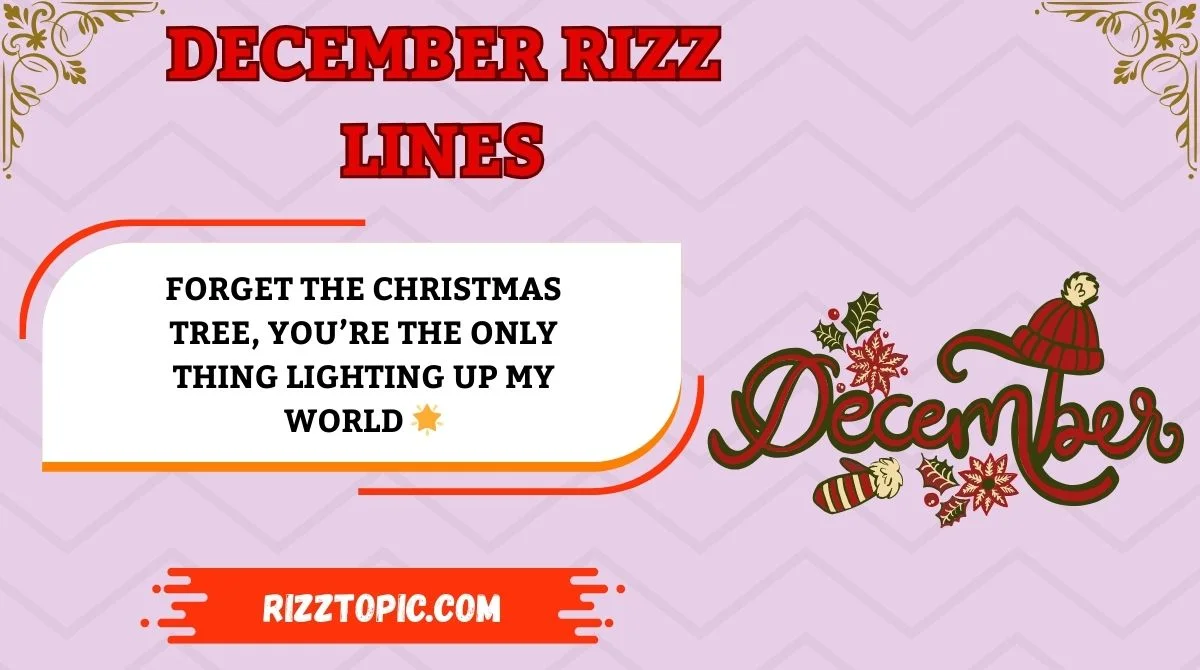 December Rizz Lines