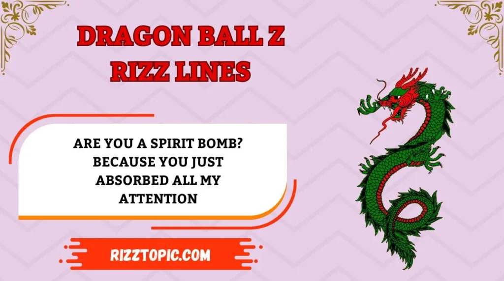 Dragon Ball Z Rizz Lines