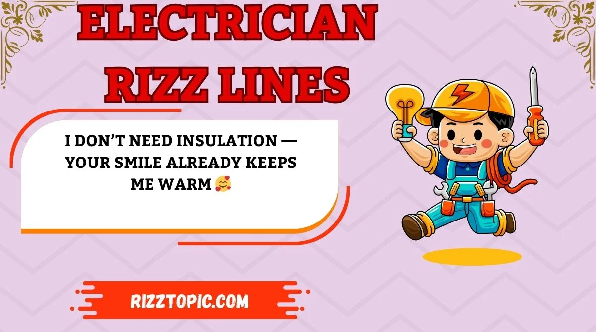 Electrician Rizz Lines