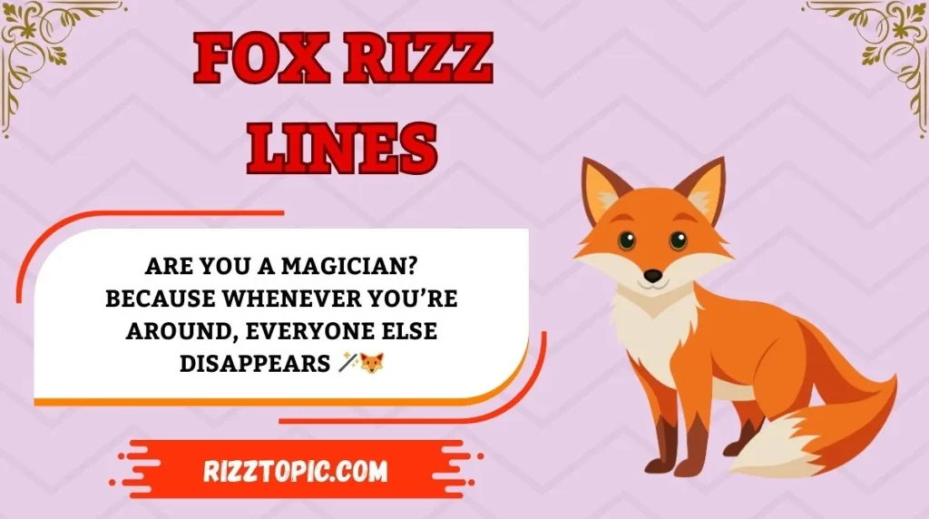 Fox Rizz Lines
