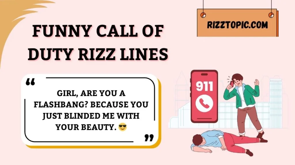 Funny Call of Duty Rizz Lines