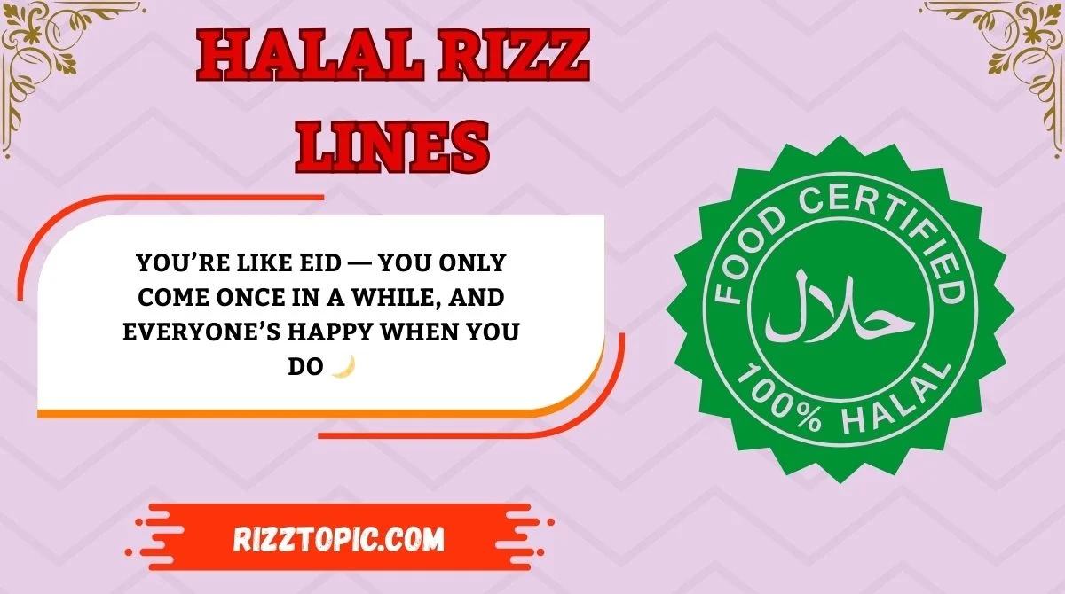 Halal Rizz Lines