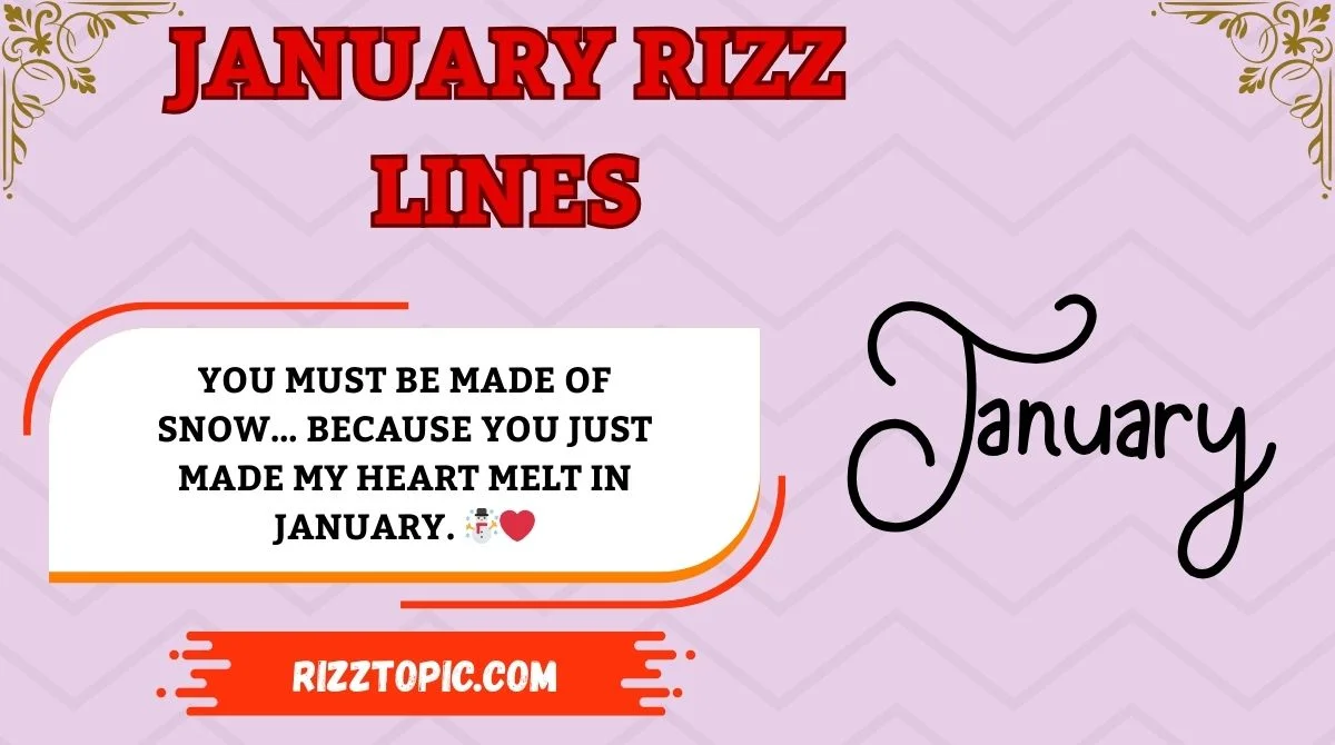 January Rizz Lines