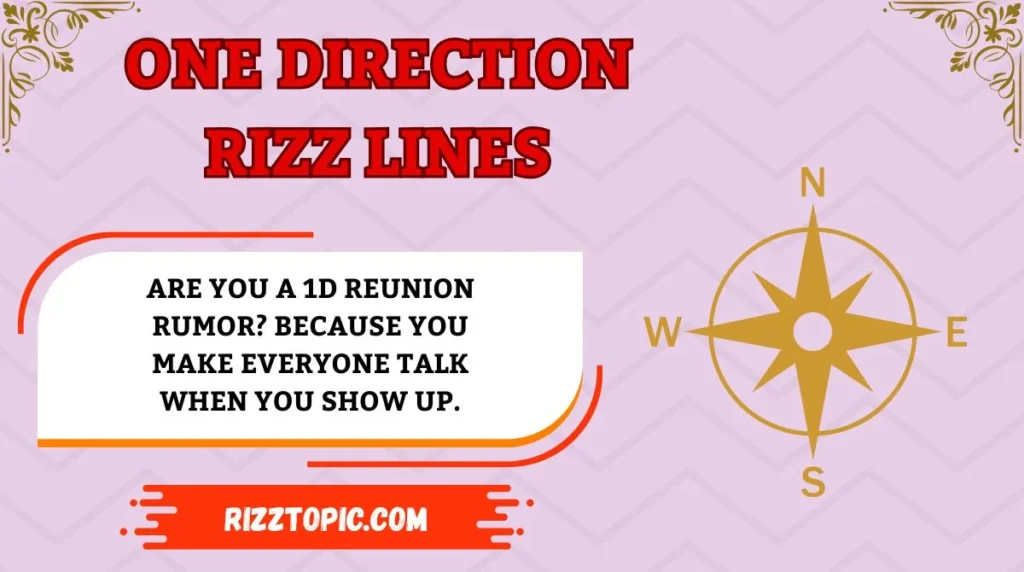 One Direction Rizz Lines