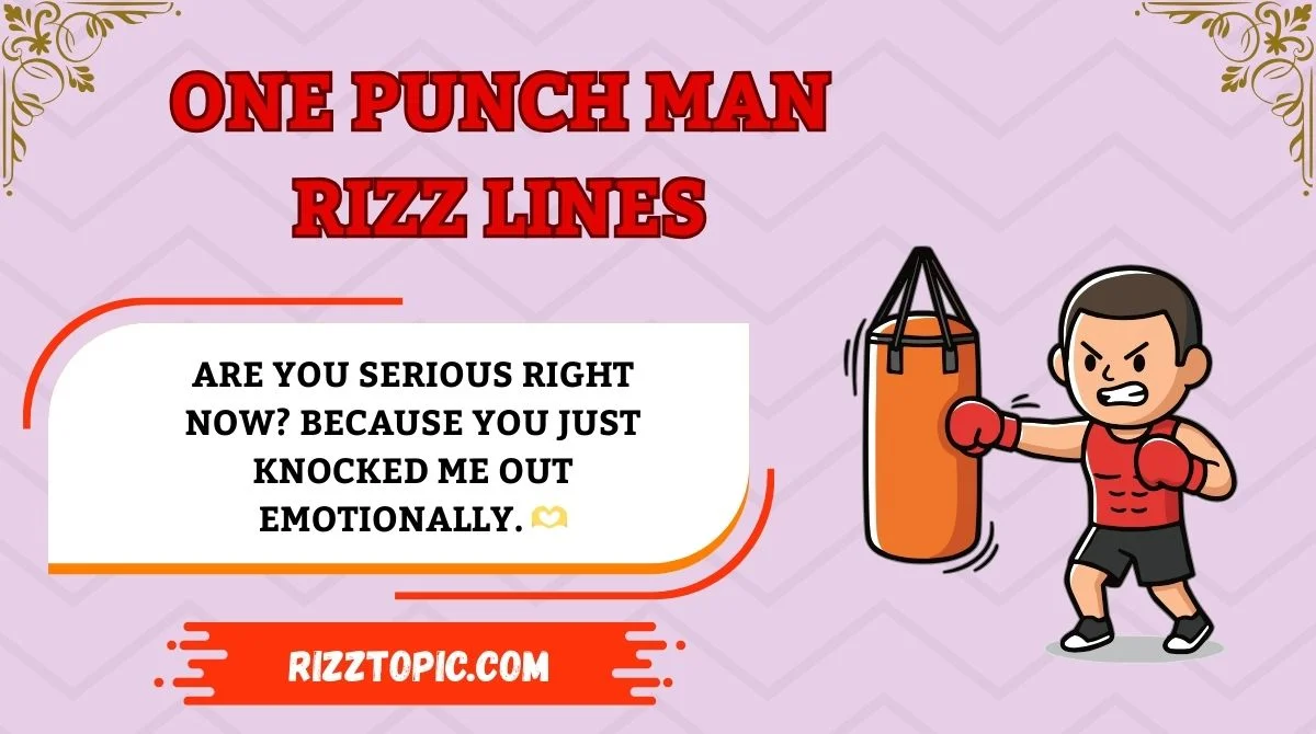 One Punch Man Rizz Lines
