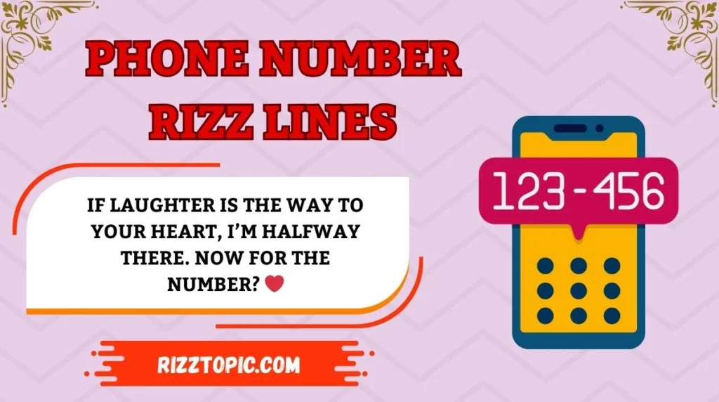Phone Number Rizz Lines
