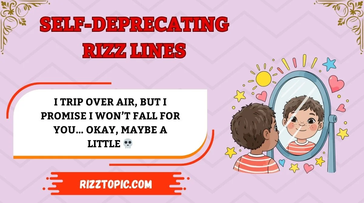 Self-Deprecating Rizz Lines