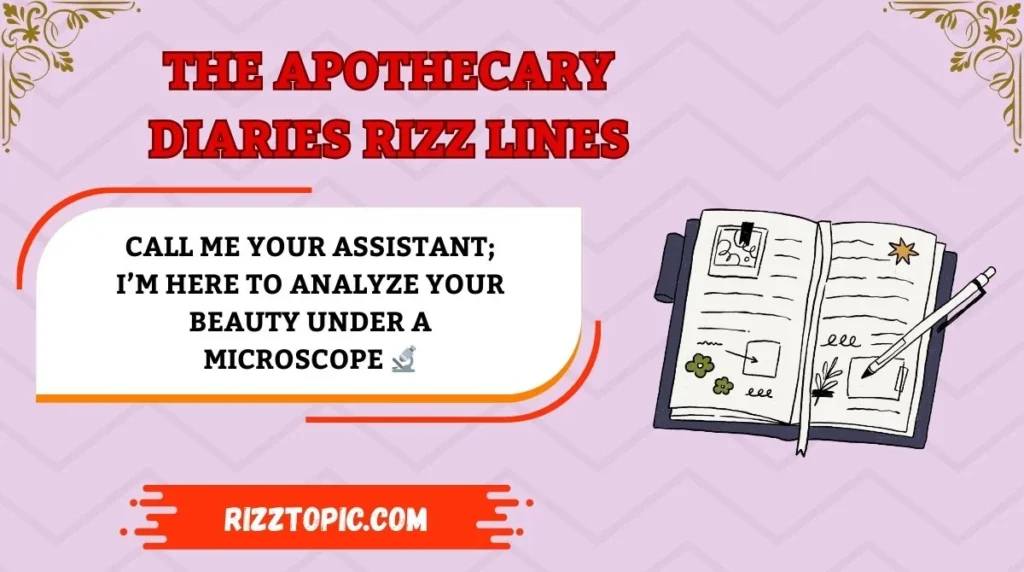 The Apothecary Diaries Rizz Lines