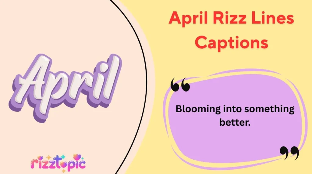 April Rizz Lines Captions