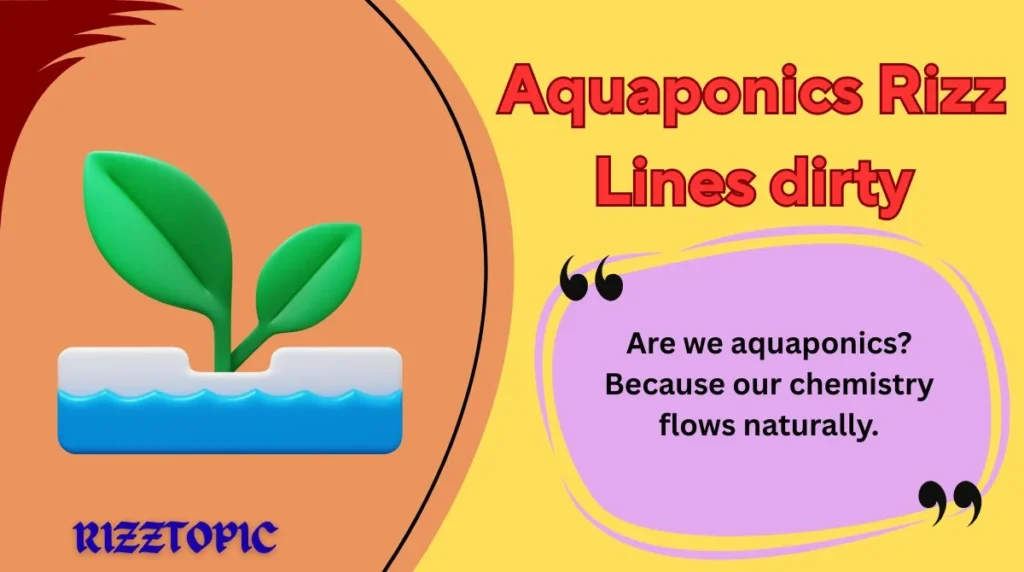 Aquaponics Rizz Lines dirty