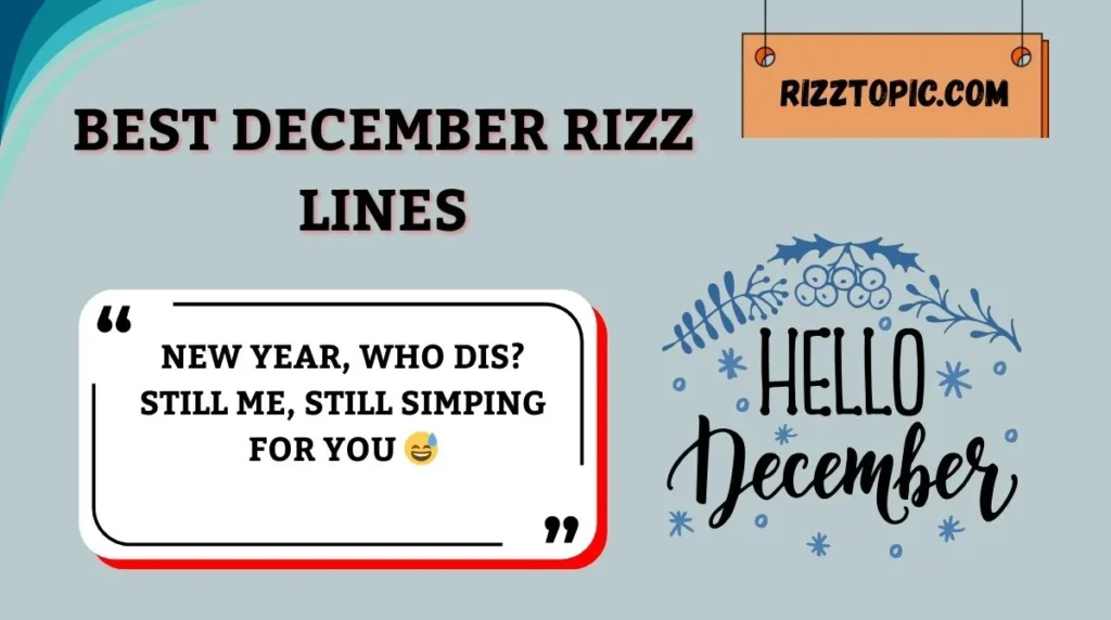 Best December Rizz Lines