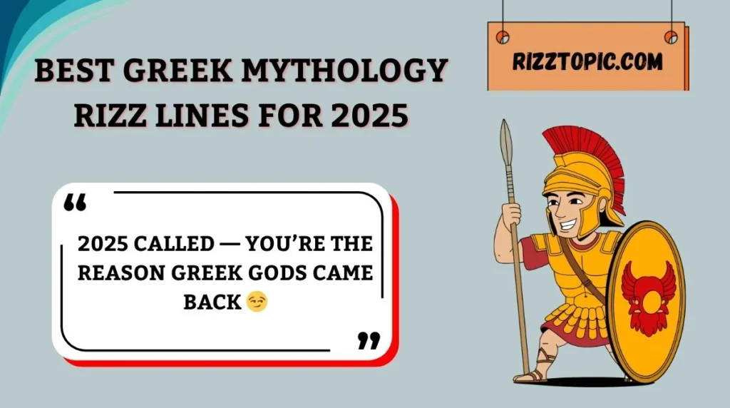 Best Greek Mythology Rizz Lines for 2025