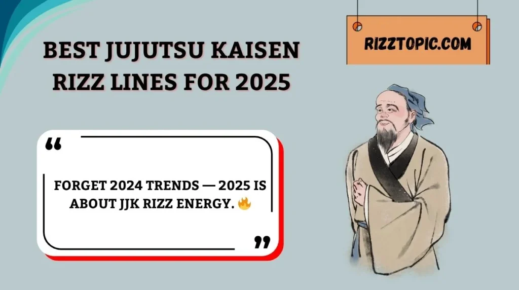 Best Jujutsu Kaisen Rizz Lines for 2025