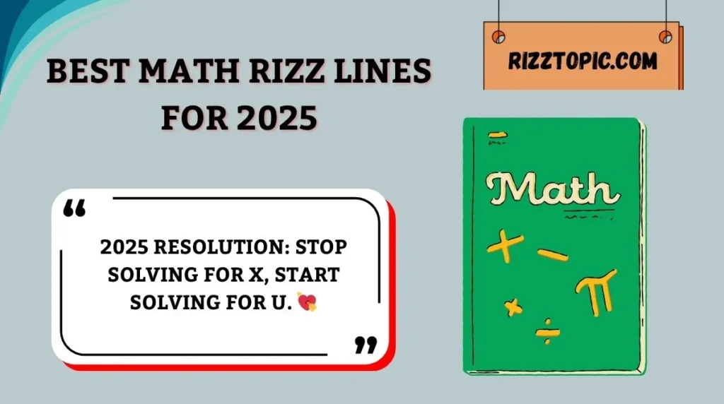 Best Math Rizz Lines for 2025