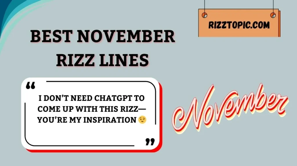 Best November Rizz Lines