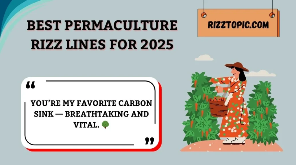 Best Permaculture Rizz Lines for 2025