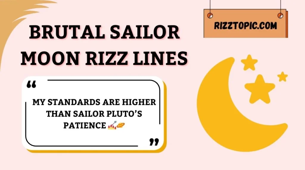 Brutal Sailor Moon Rizz Lines