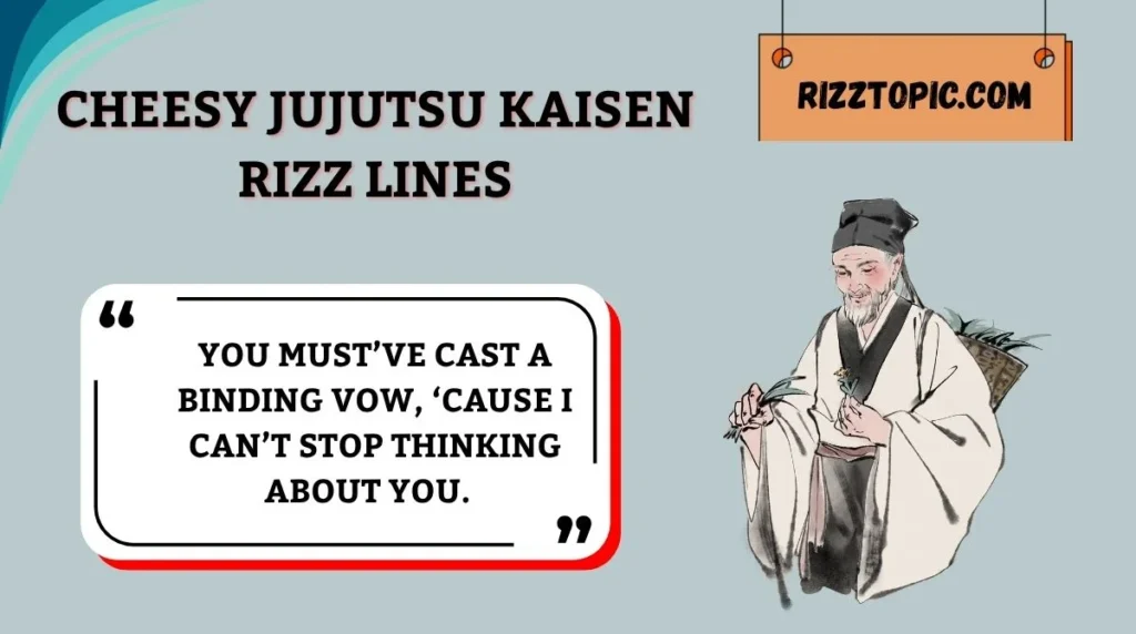 Cheesy Jujutsu Kaisen Rizz Lines