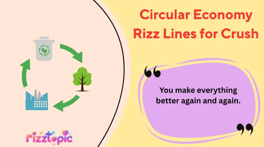 Circular Economy Rizz Lines for Crush