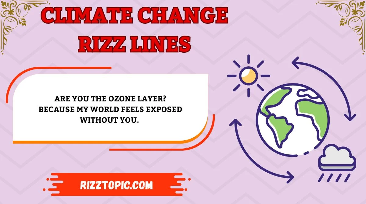 Climate Change Rizz Lines
