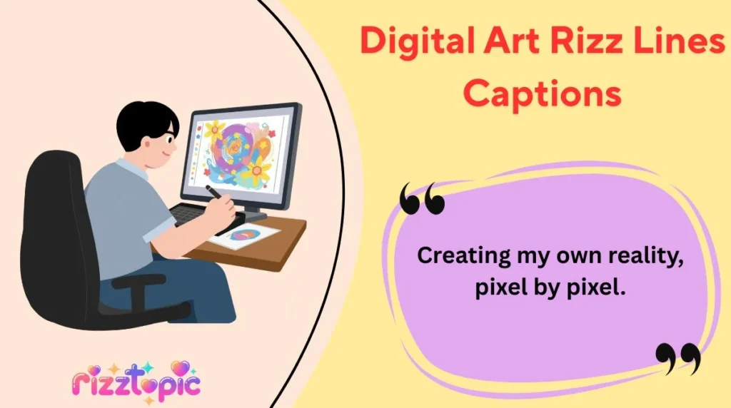 Digital Art Rizz Lines Captions