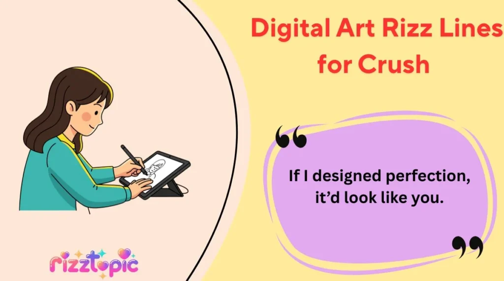 Digital Art Rizz Lines for Crush