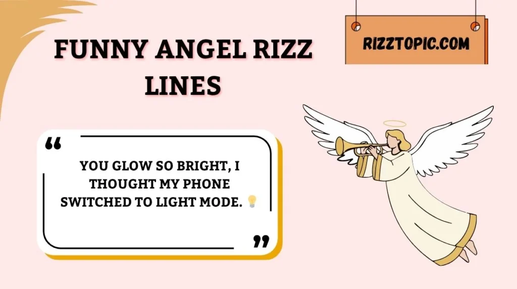 Funny Angel Rizz Lines