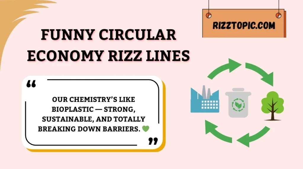 Funny Circular Economy Rizz Lines