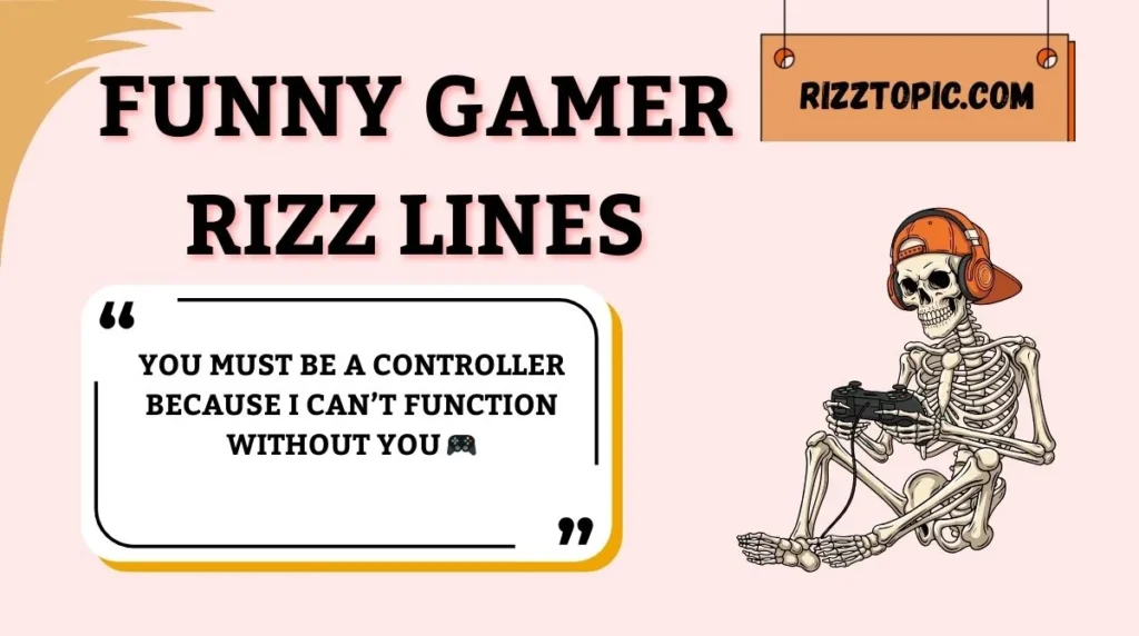 Funny Gamer Rizz Lines