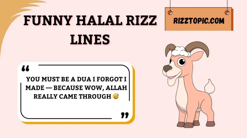 Funny Halal Rizz Lines
