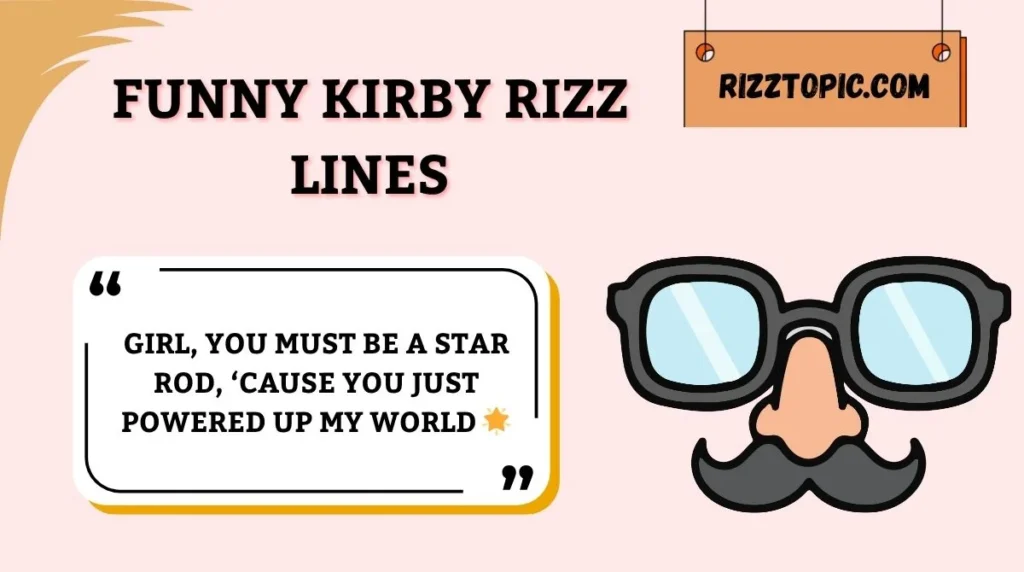 Funny Kirby Rizz Lines