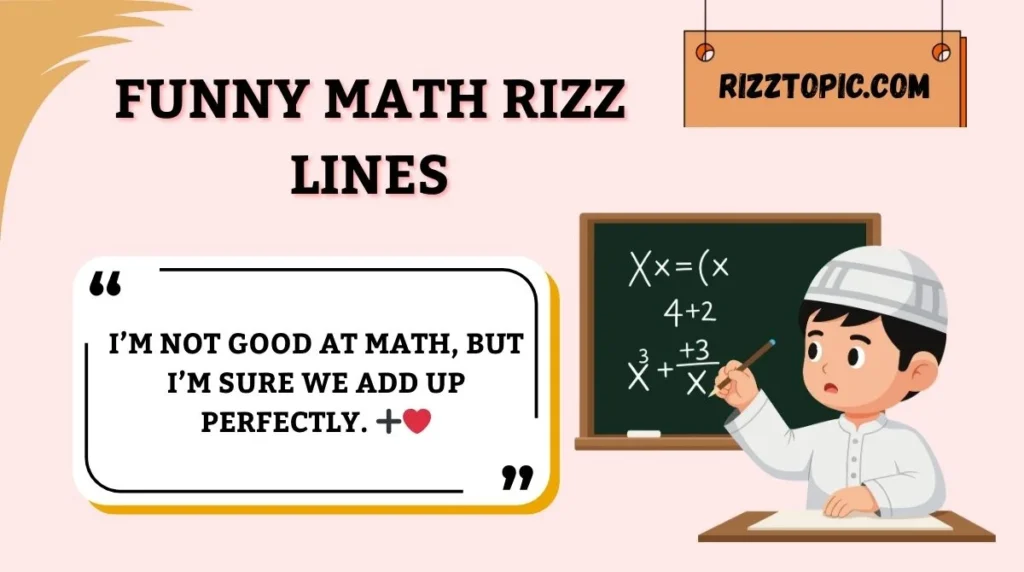 Funny Math Rizz Lines