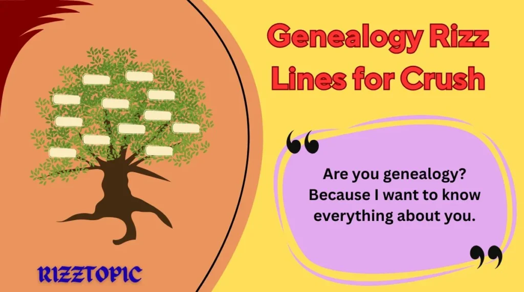 Genealogy Rizz Lines for Crush