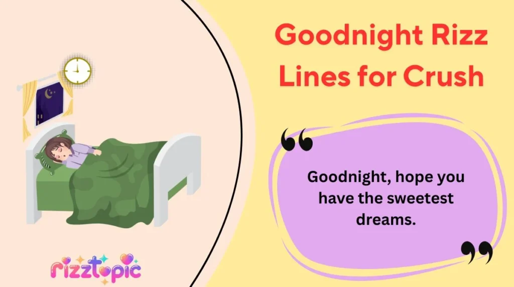 Goodnight Rizz Lines for Crush