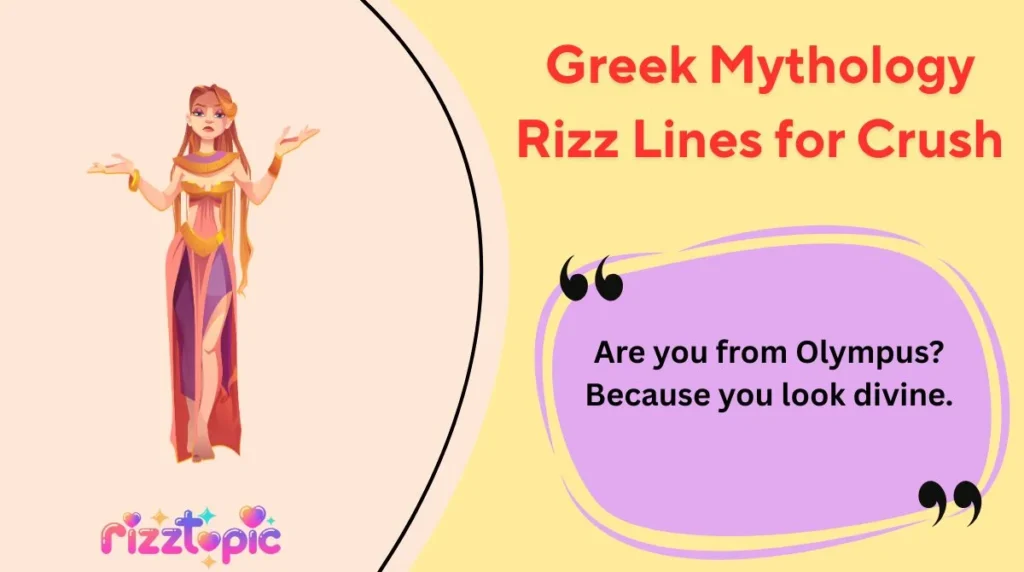 Greek Mythology Rizz Lines for Crush