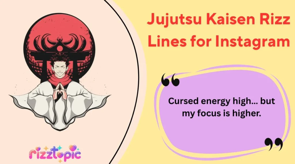 Jujutsu Kaisen Rizz Lines for Instagram