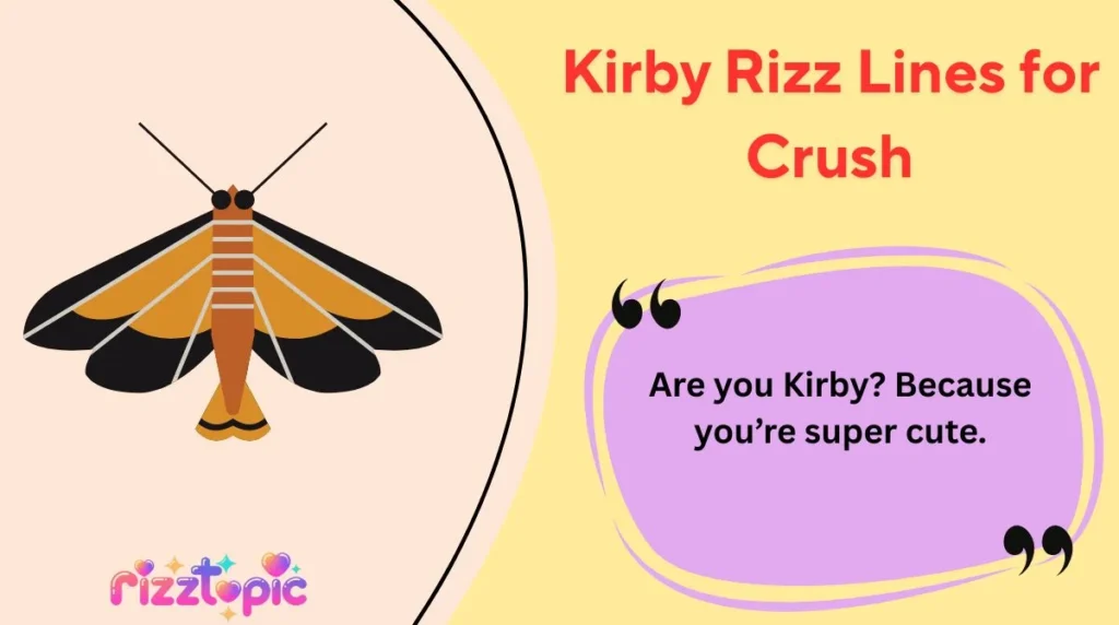 Kirby Rizz Lines for Crush