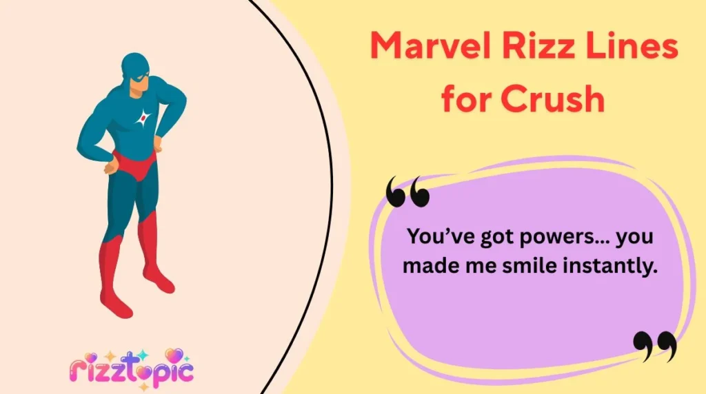 Marvel Rizz Lines for Crush