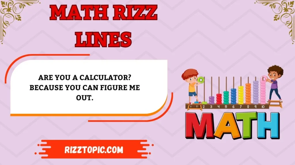 Math Rizz Lines
