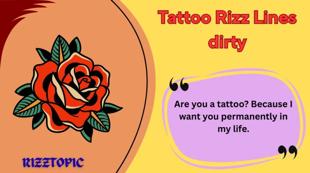 Tattoo Rizz Lines dirty