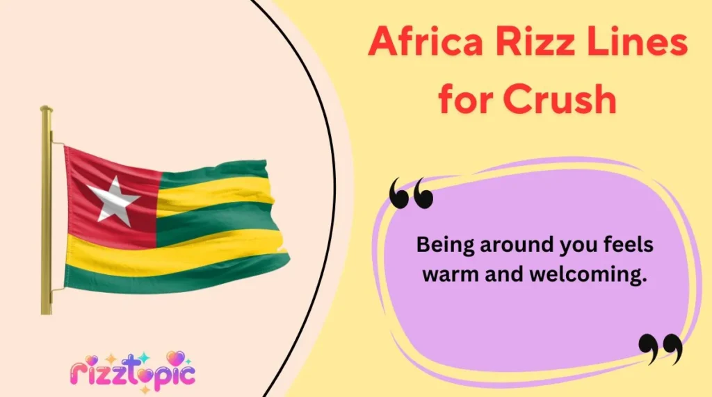 Africa Rizz Lines for Crush