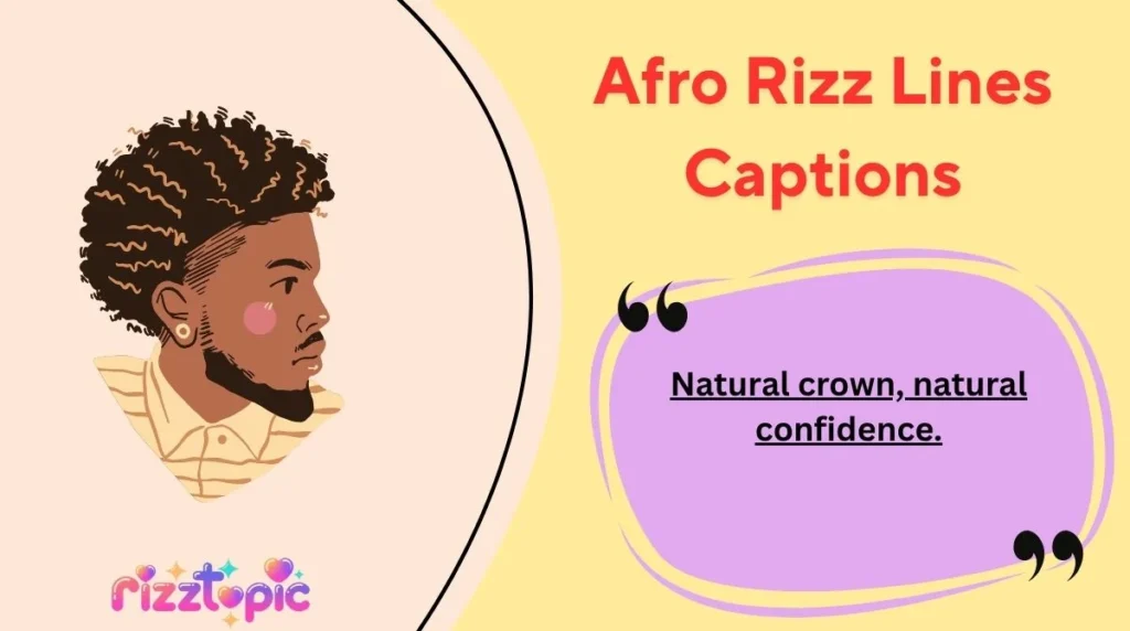 Afro Rizz Lines Captions