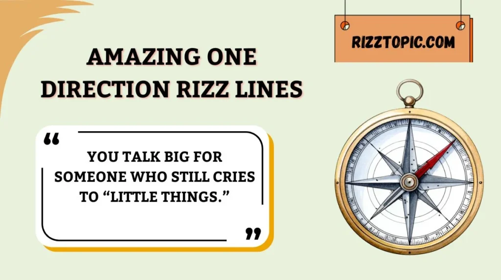 Amazing One Direction Rizz Lines