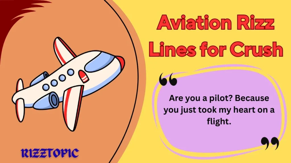 Aviation Rizz Lines for Crush