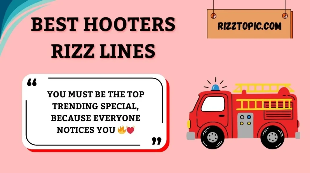 Best Hooters Rizz Lines